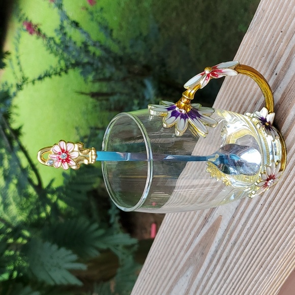 NEW IN BOX  ARC OF FRANCE  Water Cup Drink Mug with Handle Design Tea Coffee Cup - Picture 6 of 16